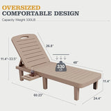 UDPATIO Outdoor Lounge Chairs Set of 2 - Photo 3
