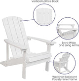 Flash Furniture Charlestown Commercial Grade Indoor/Outdoor Adirondack Chair - Photo 4