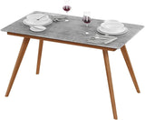 Furinno REDANG Outdoor 4-Leg Rectangular Smart Top Table, Cement - Photo 1