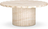 Tov Furniture Blossom Washed Travertine Finish Indoor/Outdoor Coffee Table - Photo 1
