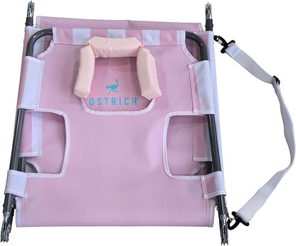 Ostrich Original Chaise Lounge - ICY Pink & White Stripe (ICY Pink & White Stripe)