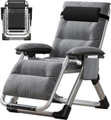 MOPHOTO Zero Gravity Chair, Outdoor Padded Lounge Chair with Side Table, Zero Gravity Recliner Chair - Photo 1