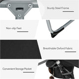Goplus Tanning Chair, Folding Beach Lounge Chair with Face &Arm Hole, 5-Position Adjustable, Removable Pillow - Photo 7