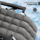 Magshion Zero Gravity Chair with Cushion, Reclining Outdoor Patio Lounge Chair, Folding Indoor Anti Gravity Recliner - Photo 7