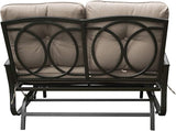 Kozyard Cozy Patio Glider Bench - Outdoor Rocking Loveseat with Sturdy Frame and Cushioned Seats for Patio - Photo 5