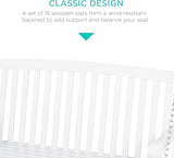 Best Choice Products 48in Wood Porch Swing Outdoor Patio Hanging Bench Chair Furniture for Deck, Garden - Photo 6