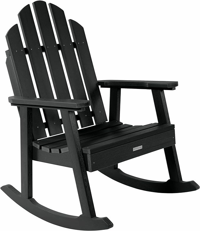 Highwood Classic Westport Garden Rocking Chair, Black