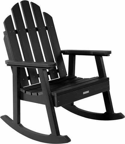 Highwood Classic Westport Garden Rocking Chair, Black