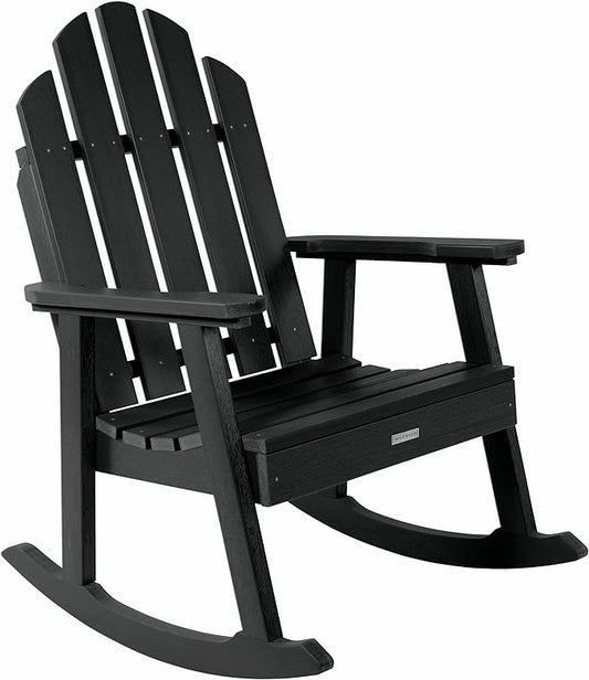 Highwood Classic Westport Garden Rocking Chair, Black
