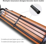 Outdoor Garden Benches, Metal Garden Bench, 2-3 Person Seat Loveseat Chairs Patio Bench Chair with Backrest - Photo 4