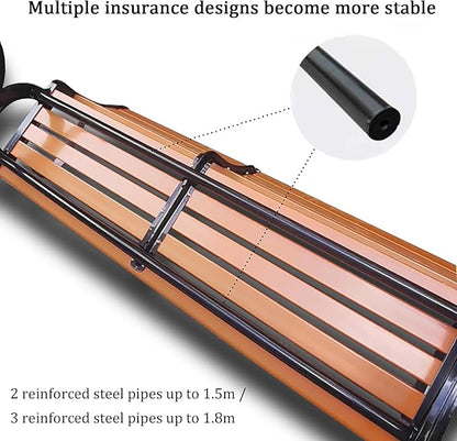 Outdoor Garden Benches, Metal Garden Bench, 2-3 Person Seat Loveseat Chairs Patio Bench Chair with Backrest,Solid Wood slatted seat and Galvanized Frame,300kg Weight Capacity(150x43x72cm)