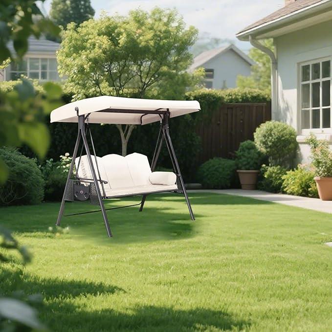 3 Seat Patio Swing Canopy Replacement 75" x 47" - Photo 2