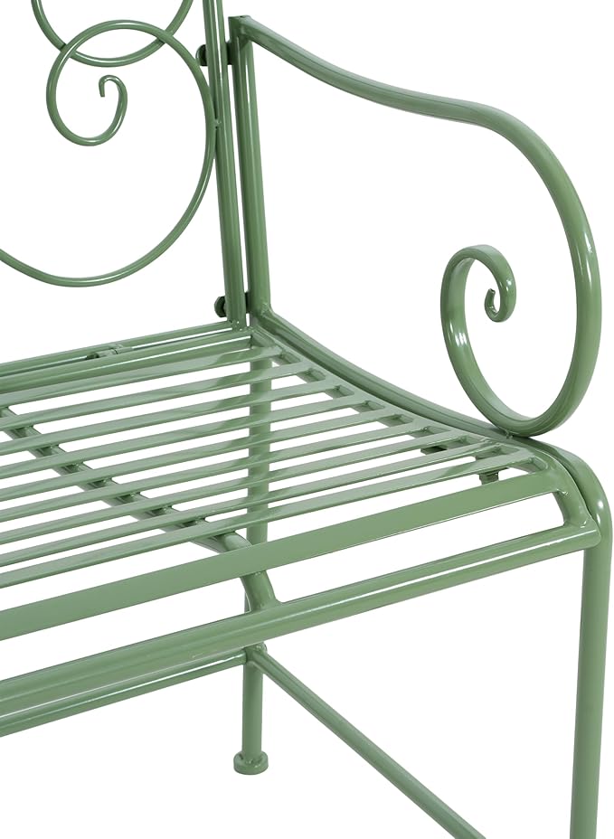 Outdoor Garden Bench, Green