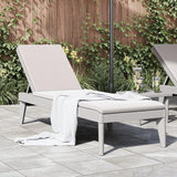 Outdoor Sun Lounger, Foldable Patio Recliner with Adjustable Backrest - Photo 1