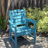 Patio Chairs Set, 3 Pieces Weatherproof HIPS Outdoor Furniture - Photo 5