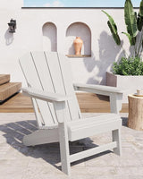 Modern HDPE Plastic Adirondack Chair - Oversize 380 LB Poly Lumber Weather Resistant Firepit Chair - Outdoor Patio - Photo 6