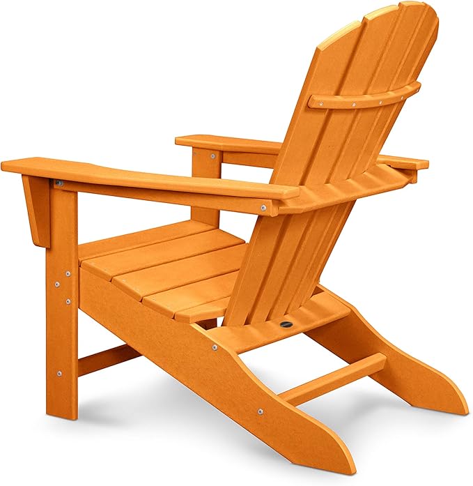 POLYWOOD® Shore Line Adirondack Chair, Tangerine