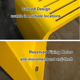Gtzly Metal Garden Bench, Outdoor Galvanized Steel Garden Bench - Photo 5