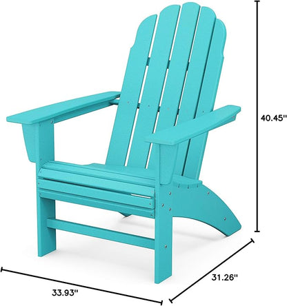 POLYWOOD® Vineyard Curveback Adirondack Chair in Aruba