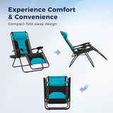 MAISON ARTS Oversized Zero Gravity Chairs Set of 2 - Photo 7