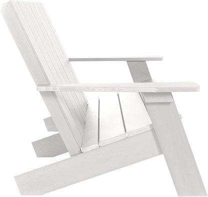 Highwood Italica Modern Outdoor Adirondack Loveseat, Adult, White