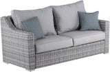 Elle Decor Vallauris Patio Outdoor Furniture Collection, Premium All Weather Wicker, Sofa, Gray - Photo 1