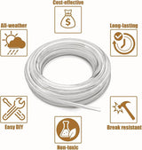 1/4'' Vinyl Sling Chair Spline Solid Awning Cord Replacement for Patio Fabric Chaise Lounge Outdoor Sling Chair Lawn - Photo 5