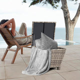 Outdoor PE Wicker Side Table with Storage – 13 Gallon Patio Storage Bin, All-Weather Rattan Coffee Table for Garden - Photo 4