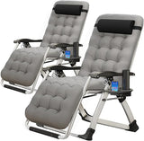 MOPHOTO Zero Gravity Chair, Outdoor Padded Lounge Chair with Side Table, Zero Gravity Recliner Chair - Photo 1