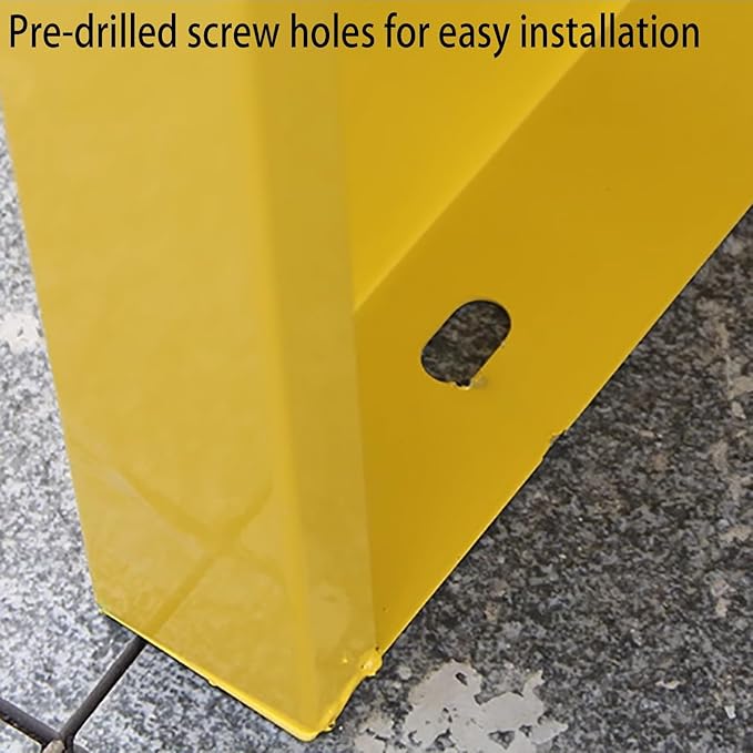 Outdoor Bench Without Backrest, Pure Wrought Iron Metal Garden Bench with Pre-drilled Fixing Holes for Patios, Porches, Balconies and Parks(Orange,150cm/59in)