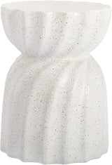 COSIEST Outdoor Side Table, Concrete Contemporary Lightweight Accent Table, Patio Side Tables End Table - Photo 1