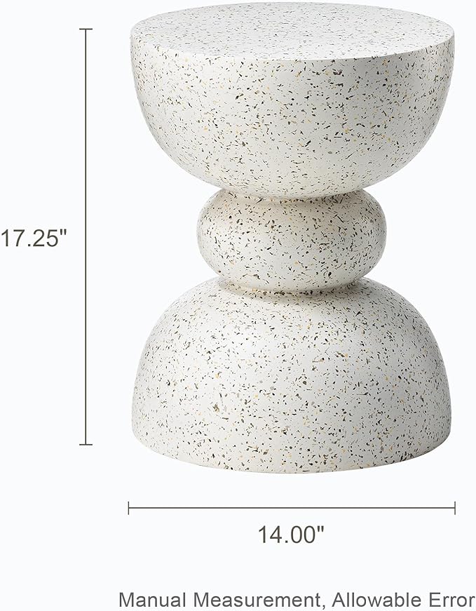 Glitzhome Outdoor Side Tables Set of 2 - Photo 3
