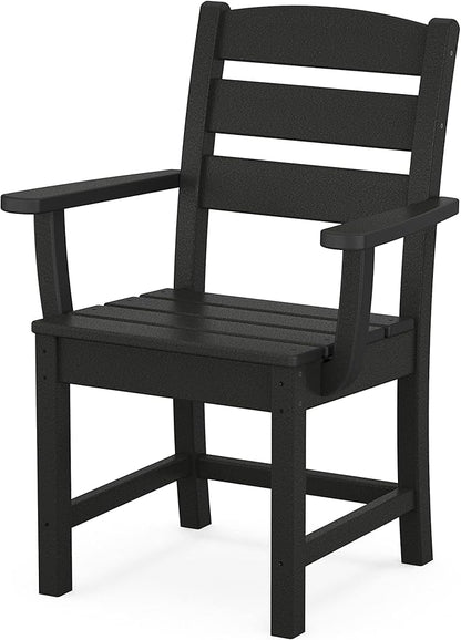 Polywood® Lakeside Dining Arm Chair in Black