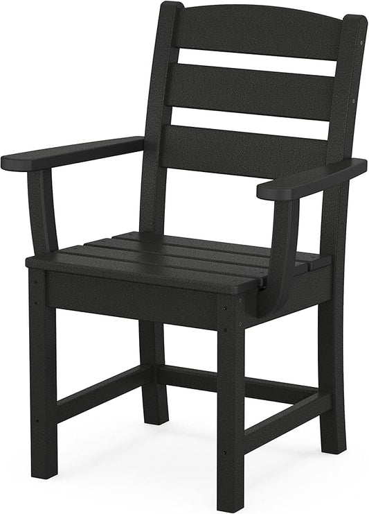 Polywood® Lakeside Dining Arm Chair in Black