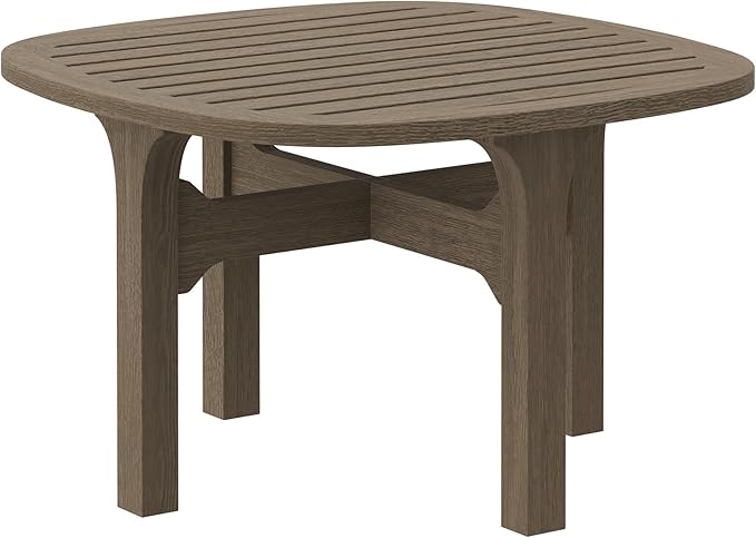 Modway Saratoga Teak Wood Set of 2 Chaise Lounge Chairs and Side Table in Pebble - 3-Piece Outdoor Furniture Set