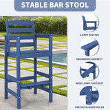 FUNBERRY Outdoor Bar Set with Umbrella Holes, Tall Adirondack Chairs and Table - Photo 2