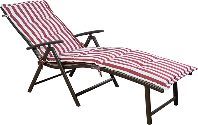 Kozyard Cozy Aluminum Reclining Lounge Chair - Perfect for Beach, Yard, Pool, Deck - Photo 3