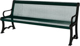 COATEDOUTDOORFURNITURE Coated Outdoor Furniture Heavy-Duty Outdoor Bench Thermoplastic Coated, Expanded Metal - Photo 1
