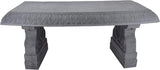 Arcadia Garden Products BE02 Fiberclay Garden, Outdoor Bench, Patio Seating for Front Porch Park Outside Furniture Decor - Photo 4