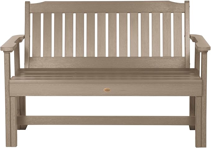 Sequoia Professional Commercial Grade Exeter Garden Bench, 4ft, Woodland Brown