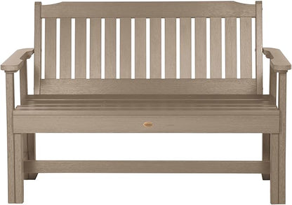 Sequoia Professional Commercial Grade Exeter Garden Bench, 4ft, Woodland Brown
