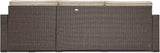 Serta Laguna Brown Resin Wicker Outdoor Patio Furniture Collection, Easy Assembly, Porch or Pool - Photo 8