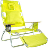 Ostrich the Deluxe 3N1 Lightweight Lawn Beach Reclining Lounge Chair with Footrest, Outdoor Furniture for Patio, Balcony - Photo 10