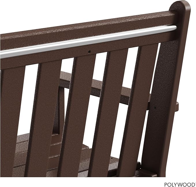 POLYWOOD GNB60MA Vineyard 60" Bench, Mahogany - Photo 7