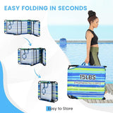 COSTWAY Tanning Chair with Face Hole, Pillows & Adjustable Backrest, Portable with Carrying Bag - Photo 8
