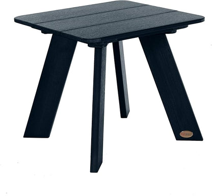 Highwood Italica Modern Adirondack Chair, Ottoman, and Side Table, 3-Piece Set, Federal Blue