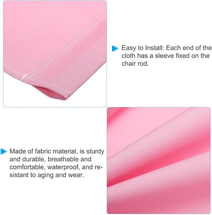 PATIKIL Beach Chair Replacement Fabric, 45 x 17 Sling Chair Replacement Oxford Cloth for Lounge, Patio, Camping, Pink