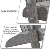 Adirondack Chair Outdoor, Oversized Patio Chair Poly Lumber, Weather Resistant & Heavy Duty, Fire Pits Chair for Porch - Photo 5