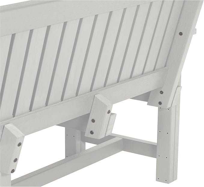 Sequoia Professional CM-BENSQ42-WHE Commercial Grade Exeter 4 Foot Garden Bench, White