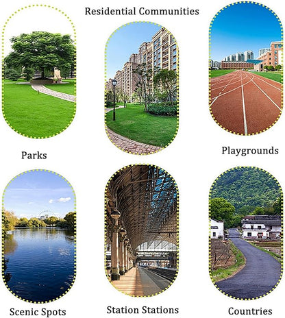 Metal Garden Bench, Outdoor Benches Weatherproof, 2-3 Person Park Patio Bench, Front Porch Backless Seat Chair, for Balcony Yard Entryway, Easy Assembly(Red,150cm/59in)
